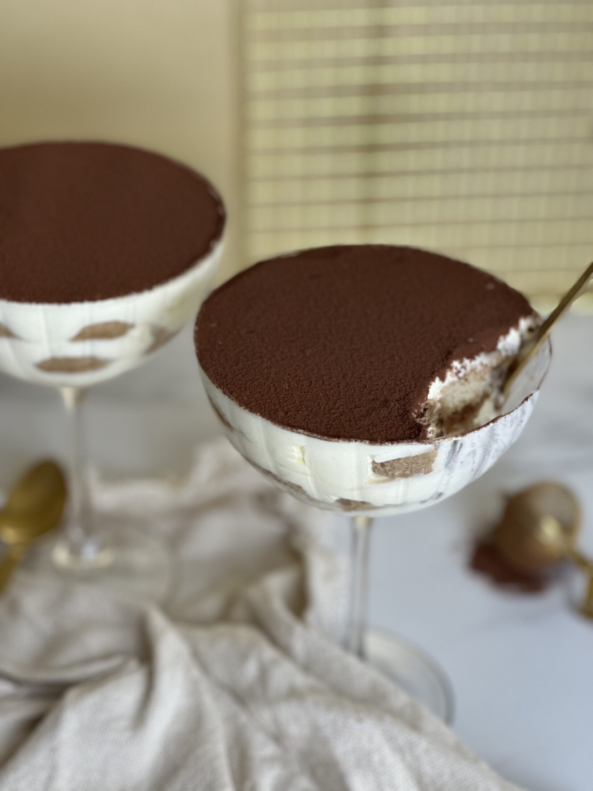 Single serve tiramisu
