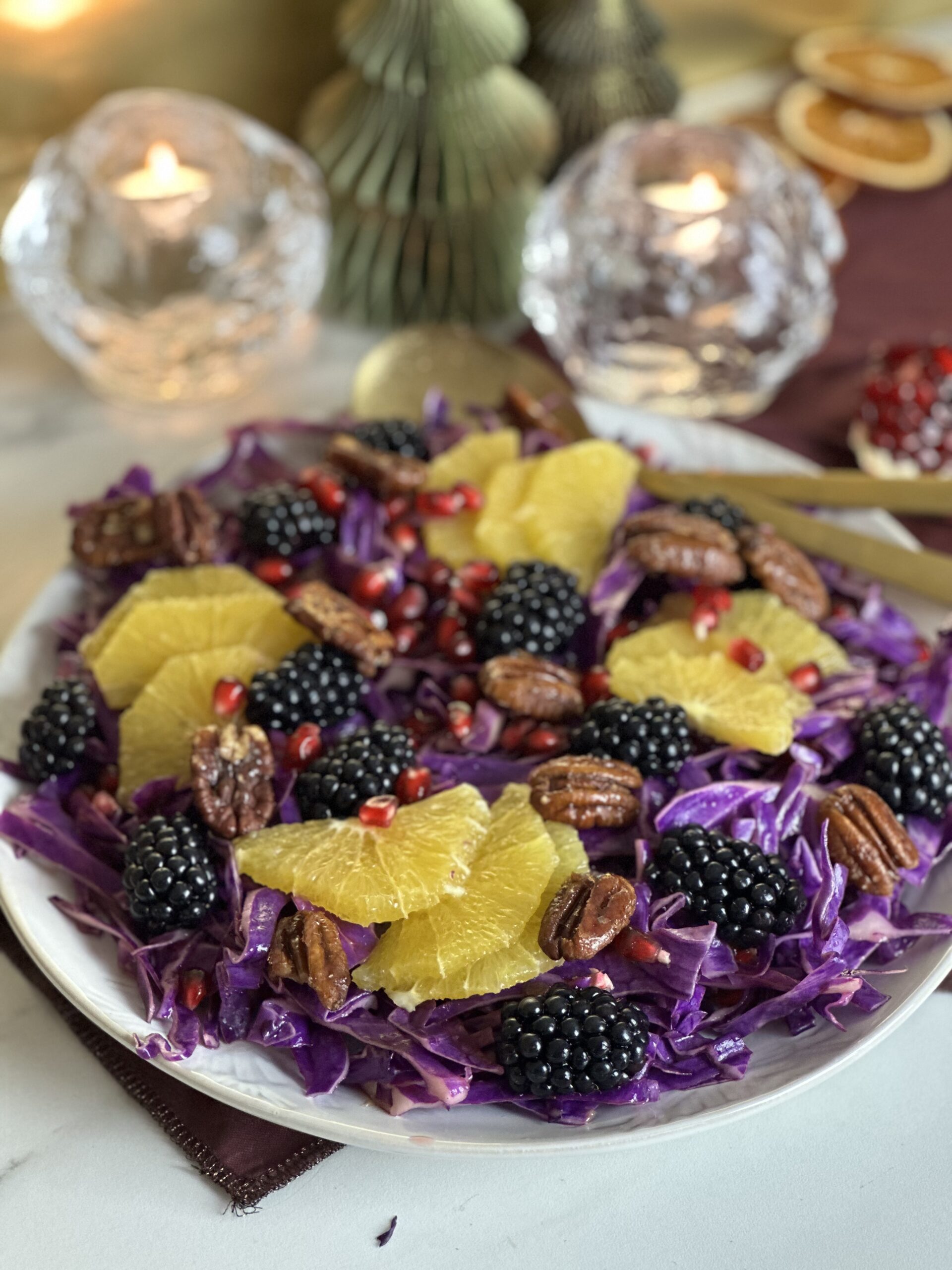 Rød spidskåls salat