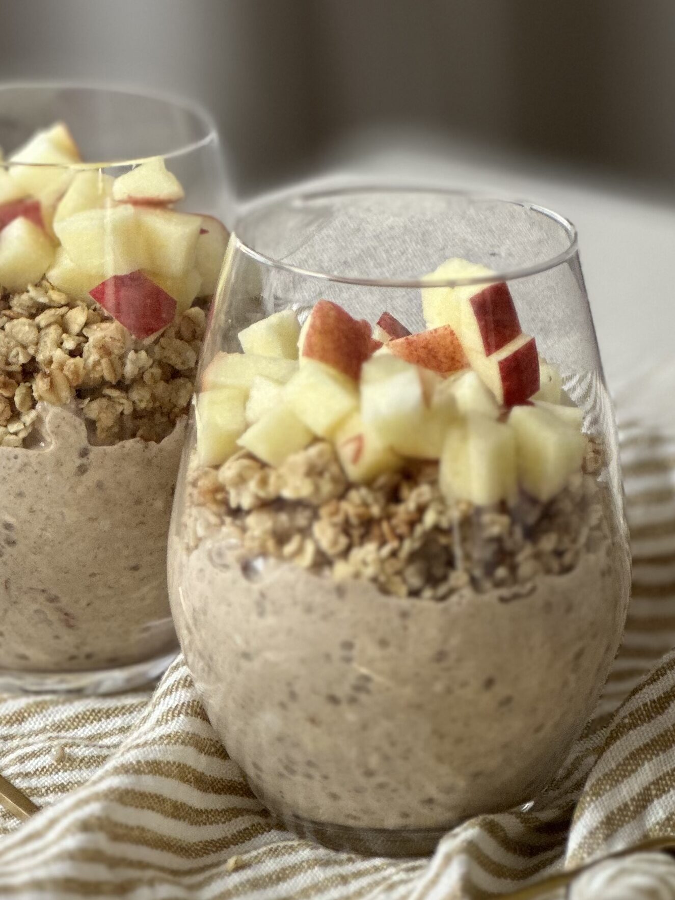 Apple Crumble Overnight Oats