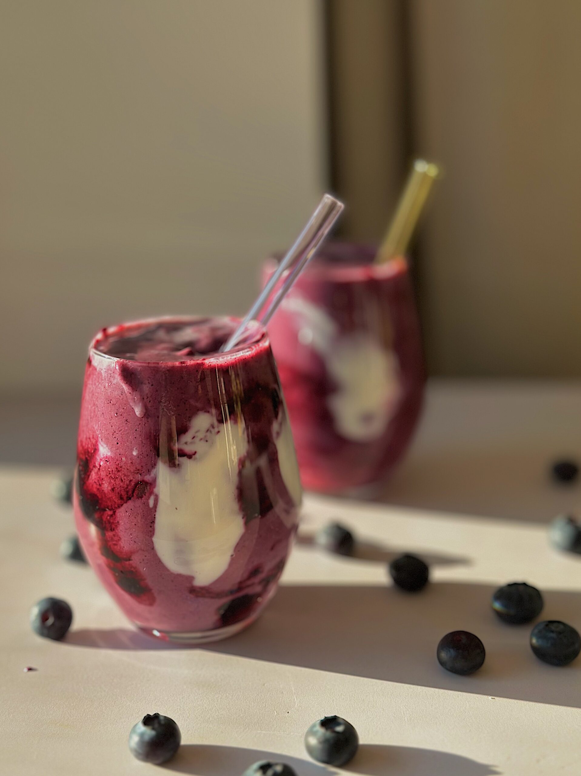 Blue balance smoothie