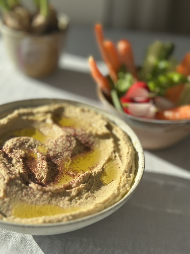 Cremet hummus
