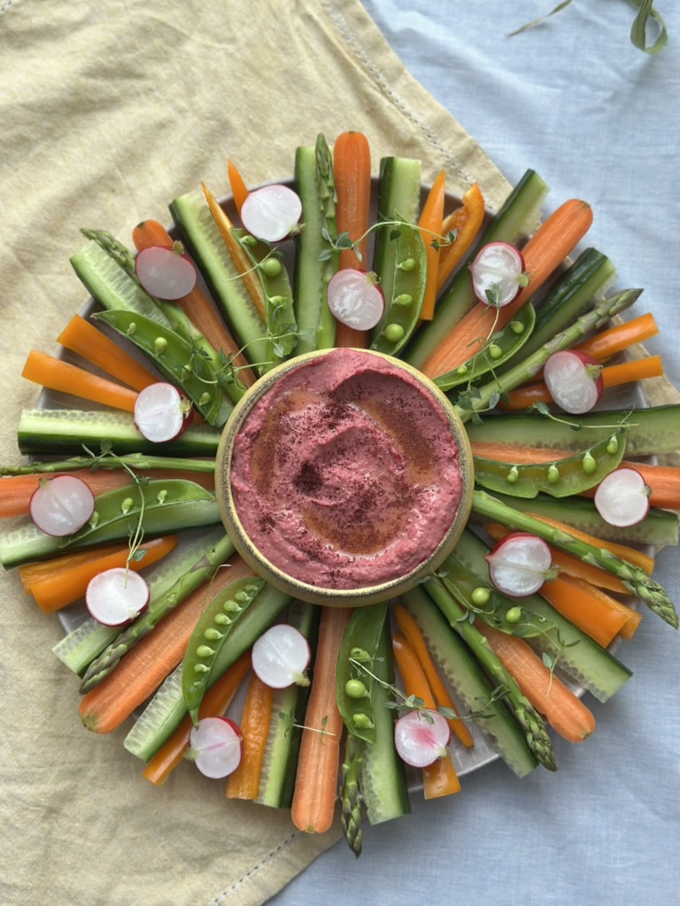 Rødbede hummus