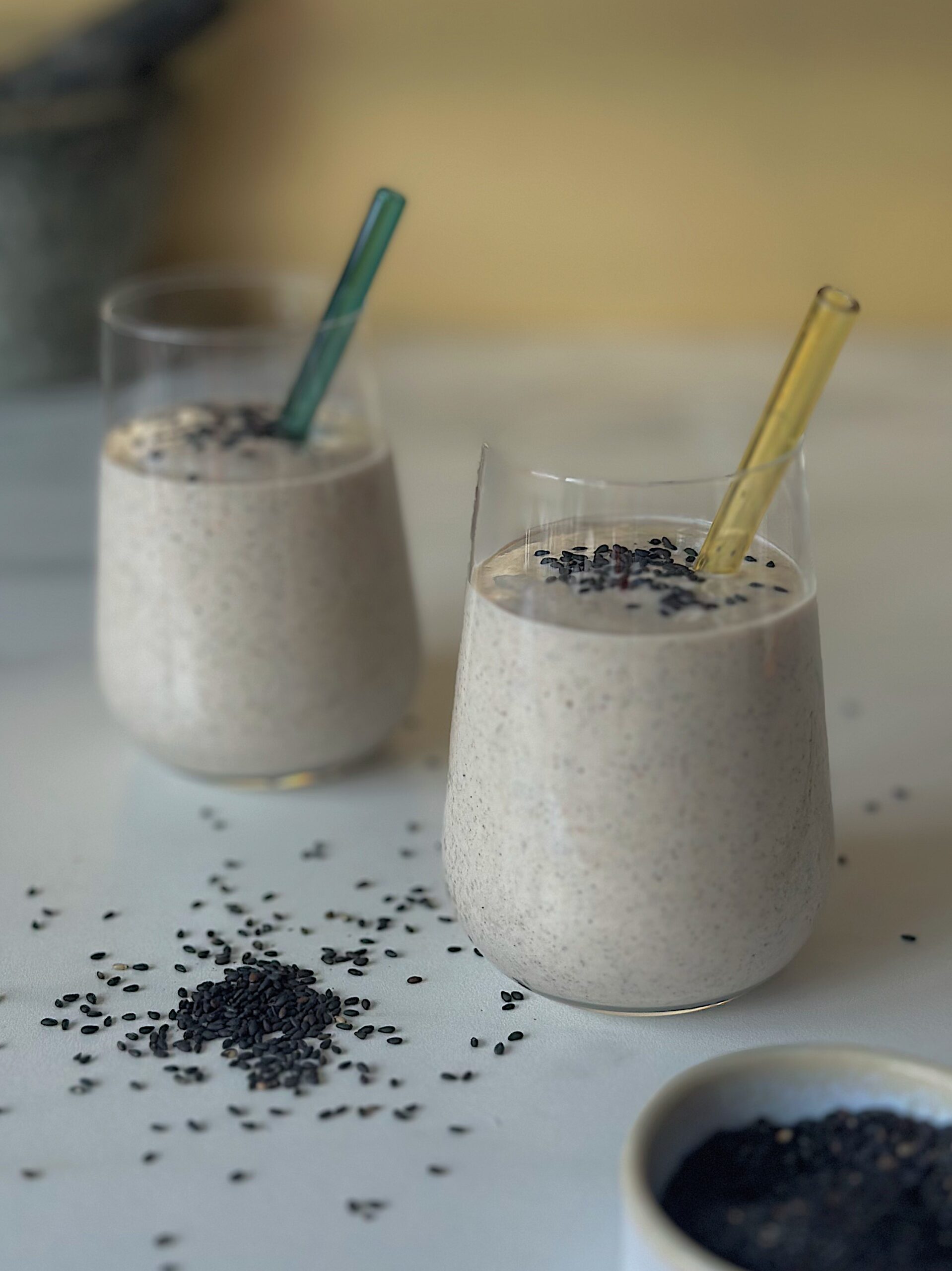 Sort sesam smoothie