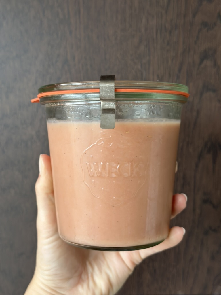 Rabarber curd
