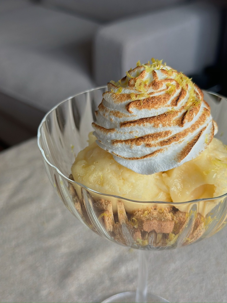 Lemon meringue pie-ish
